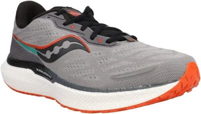 Мужские кроссовки Saucony Triumph 19, сплав/FIRE, 12, ширина 2E, США