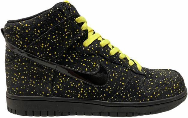 Nike Dunk High Premium Yellow Splatter
