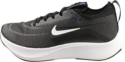 Мужские кроссовки Nike Zoom Fly 4, черный/белый/антрактовый, 12 D, средний размер США