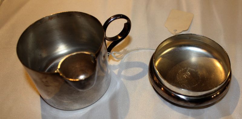 Mexico Silverplate (Plata) Baby Cup with Spout and Cover