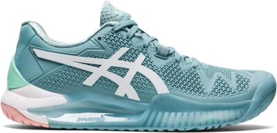 Женские теннисные туфли ASICS Gel-Resolution 8, дымчато-синий/синий, 6 B, средний размер США