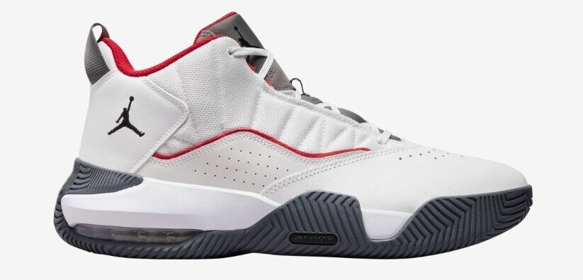 

Мужские кроссовки Nike Air Jordan Stay Loyal, белый, серый, красный DB2884-105, размер 12, новинка, Jordan Stay Loyal