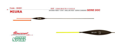 GALLEGGIANTI 0,75 GR MODELLO MIURA SERIE DOC VINCENT LAGO ROUBASIEN CONF 3 PZ