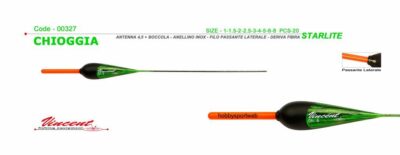 GALLEGGIANTI MARE 2,5 GR MODELLO 327 CHIOGGIA VINCENT STARLITE CONF 3 PZ MARE