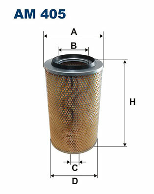 FILTRON AM 405 Air Filter for ,BREDAMENARINIBUS,DAF,FENDT,FIAT,IVECO,KAMAZ,MACK,
