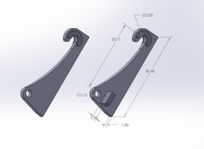 Blank Volvo Quick Attach for Volvo Loader mounts