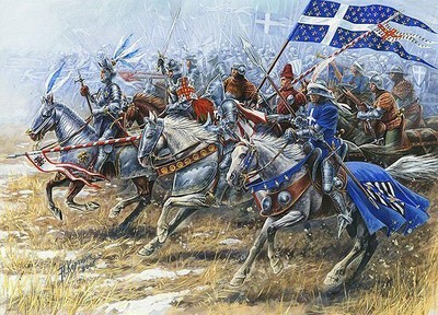 Zvezda 1/72 French Knights XV Century Figures Set 8036