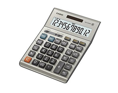 Casio Dm-1200bm Simple Calculator - Battery/solar Powered - 1.4'' X 6.1'' X 8.2''