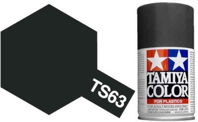 Tamiya TS-63 NATO Black Spray Paint Can 3.35 oz. 100ml 85063