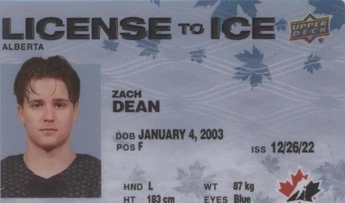 2023 Upper Deck Team Canada Juniors - Zach Dean #LI-4