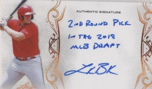 2018 Leaf Trinity - Luken Baker #A-LB1