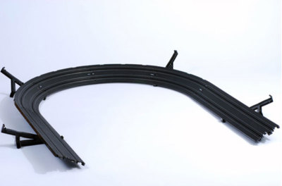 AFX Banked Curve 12'' Radius HO Slot Car Track Sections - 70625