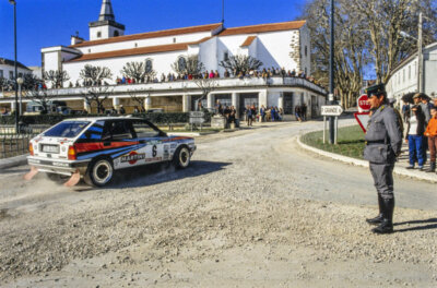 Mikael Ericsson Claes Bilstam, Lancia Delta WRC Rally 1988 Racing Old Photo 2