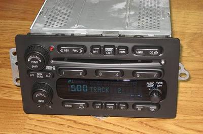 UNLOCKED MINT CHEVY TAHOE SUBURBAN SILVERADO H2 6 DISC CHANGER CD RADIO Stereo