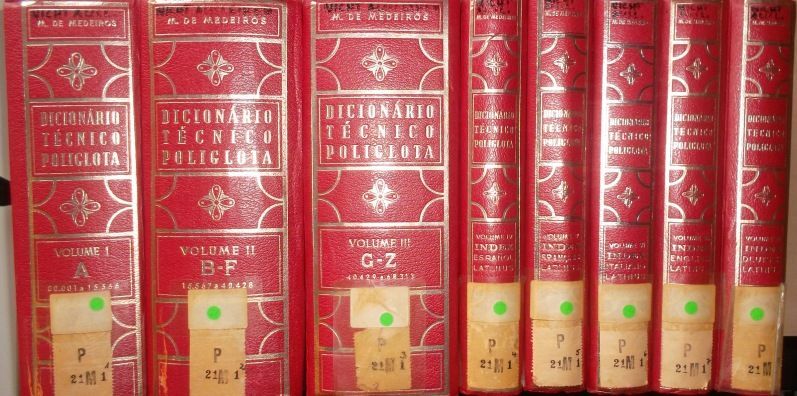 Dicionario Tecnico Poliglota. Portugues - Espanol - Francais - Italiano - Englis