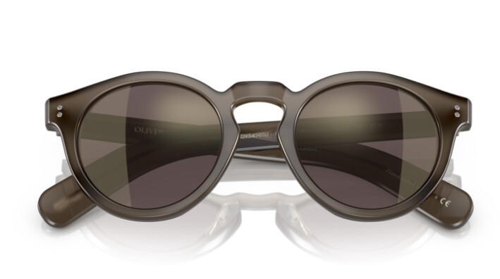 Pre-owned Oliver Peoples 0ov5450su Martineaux 14735d Taupe/chrome Taupe Men's Sunglasses