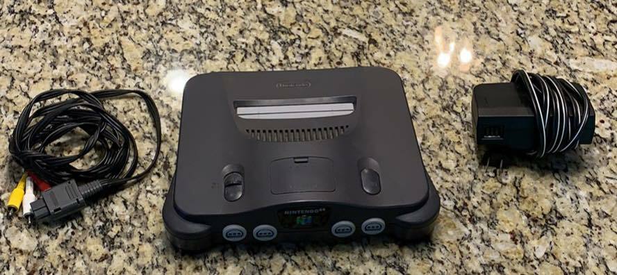 VTG Nintendo 64 N64 console 1 2 3 or 4 Controllers + Cables Bundle Lot AUTHENTIC