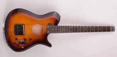 Headless Right hand travel portable built in effect electric accoustic Guitar