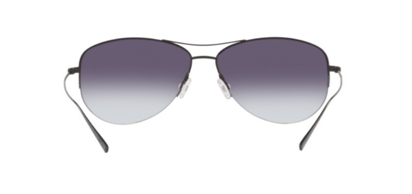 Pre-owned Oliver Peoples 0ov1004s Strummer Black/light Grey Gradient Men's Sunglasses In Light Grey Gradient Dark Blue