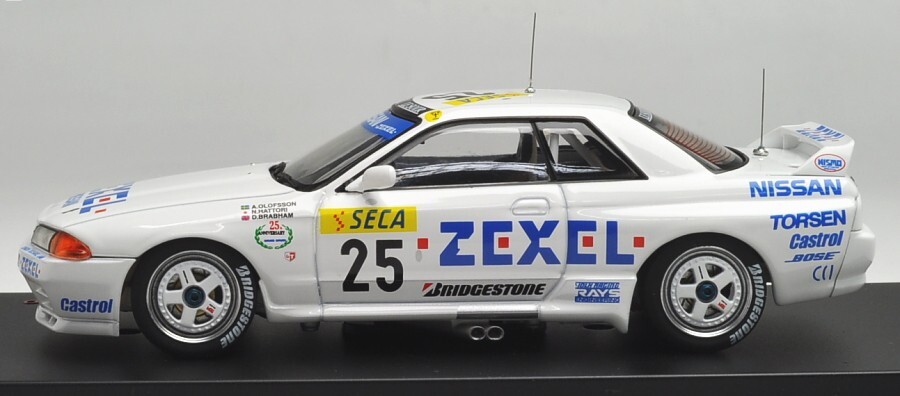 HPI 1/43 Zexel Skyline R32 #25 1991 Spa 24 Hours Winner