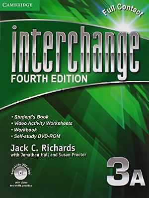 Interchange Level 3 Full Contact A with - Paperback, by Richards Jack C. - Good