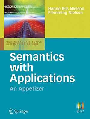 Semantics with Applications: An - Paperback, by Nielson Hanne Riis - Good