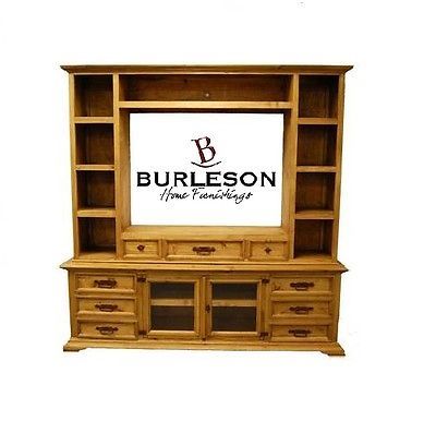 Pine TV Wall Units Units