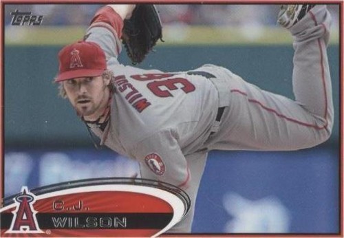 2012 Topps Mini - C.J. Wilson #613