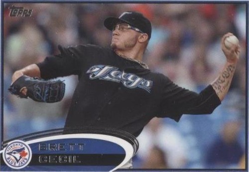 2012 Topps Mini - Brett Cecil #86