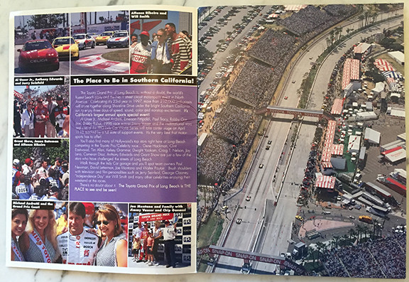Toyota Long Beach Grand Prix Media Press Kit 1997PPG Cart World Series Indy Car