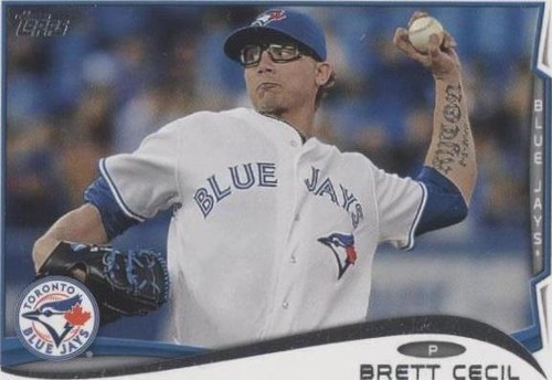 2014 Topps Mini - Brett Cecil #590