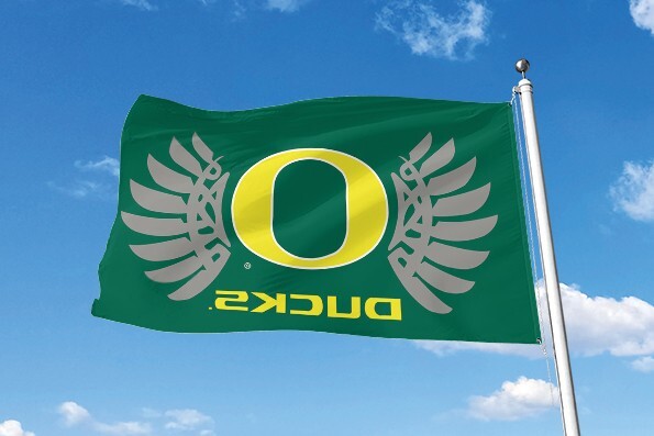 OREGON DUCKS 3'X5' FLAG BANNER ***100% FULL COLOR ON BOTH SIDES OF FLAG***