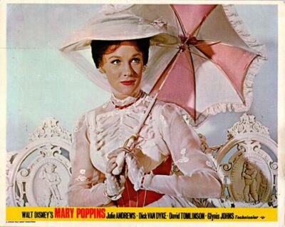 mary poppins original british lobby card julie andrews rare walt disney 1964