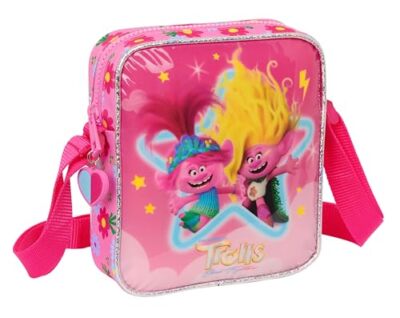 safta Unisex Kids M222 TROLLS 3 - Small Messenger Bag, Children's Shoulder Bag, 