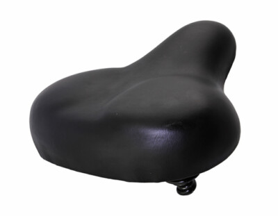 NEW! ABSOLUTE GENUINE BEACH CRUISERS VINYL BICYCLE SADDLE 285 IN BLACK.