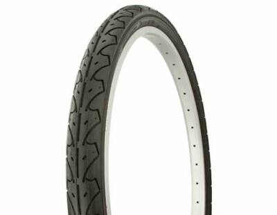 GENUINE DURO BICYCLE SLICK TIRE IN 26 X 1.95 ALL BLACK CITY CAVALIER TREAD.