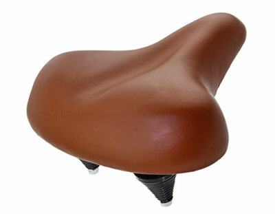NEW! ABSOLUTE GENUINE BICYCLE BEACH CRUISERS VINYL SADDLE D-833 IN BROWN.