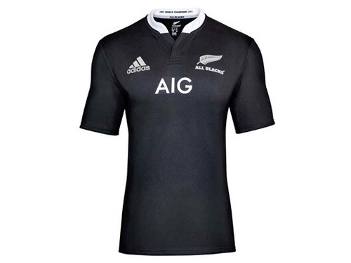 ラグビー ニュージーランド代表 adidas ユニフォーム　all blacks New Zealand Adidas All Blacks Rugby World Cup RWC Jersey AIG