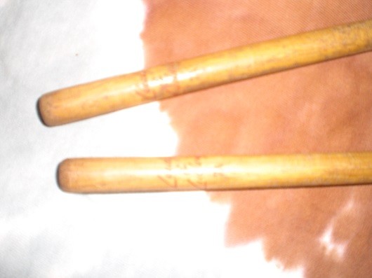 Vintage Leedy & Ludwig Drum Company Sticks 7A Straight tips