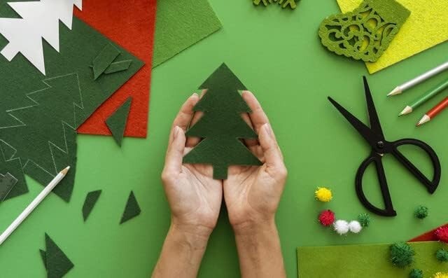 FabricLA Acrylic Felt Fabric Sheets | DIY Arts & Crafts 9 X 12 Inch | 5 Pieces