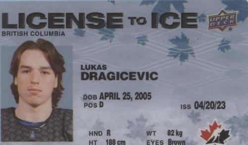 2023 Upper Deck Team Canada Juniors - Lukas Dragicevic #LI-47