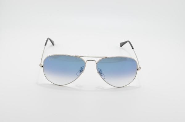 Ray Ban RB3025 AVIATOR 003 Herren Damen Sonnenbrille Metall Flieger Silber