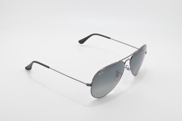 Ray Ban RB3025 AVIATOR 004 Herren Damen Sonnenbrille Kunststoff Flieger Gun