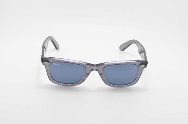 Ray Ban RB2140 1355 Herren Damen Sonnenbrille Kunststoff Oval Grau