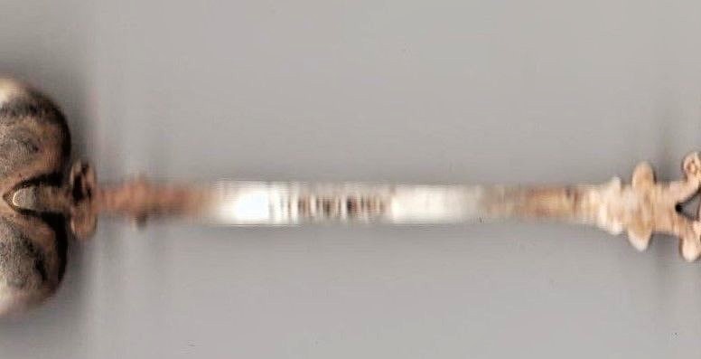 Nassau Bahamas Islands New Providence BMCo STERLING SILVER SOUVENIR SPOON Heart