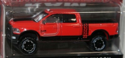 red 2017 dodge ram 2500 power wagon hemi truck 1/64 diecast model greenlight