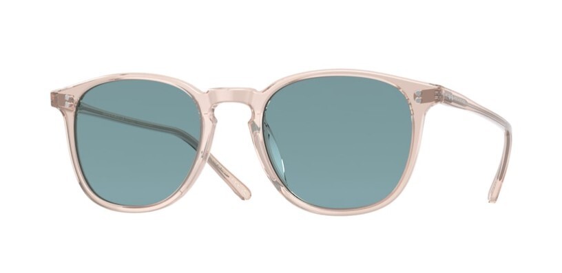 Pre-owned Oliver Peoples 0ov5491su Finley 1993 Sun 1743p1 Cherry Blossom/teal Sunglasses In Blue