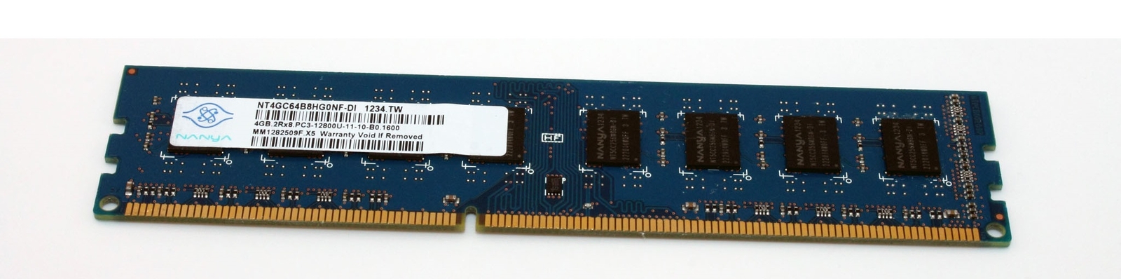 4GB DDR3 RAM Nanya NT4GC64B8HG0NF-DI PC3-12800U-11-10-B0 1600MHz Arbeitsspeicher
