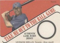 2004 Topps Cracker Jack - Vernon Wells #TB-VW