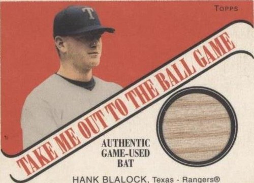 2004 Topps Cracker Jack - Hank Blalock #TB-HB